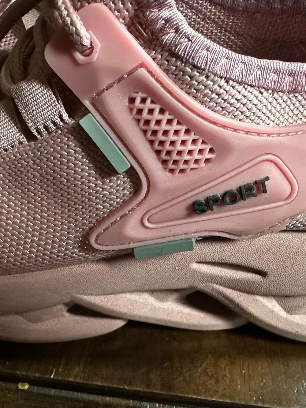 Women’s Pink Athletic Sneakers with Supportive Design
